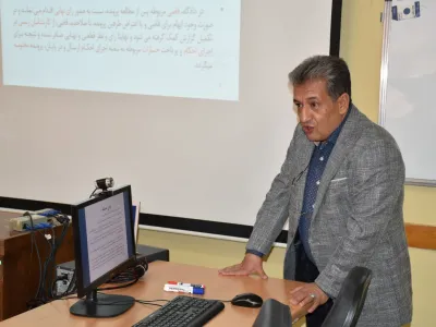  دفاع پایان نامه کارشناسی ارشد مدیریت سلامت، ایمنی و محیط زیست ( HSE ) جناب آقای مجید فرجی