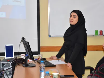 دفاع پايان‌نامه کارشناسي ارشد (MSc) در رشته مديريت سلامت، ايمني و محيط زيست (HSE) سرکار خانم مینا جانقربان