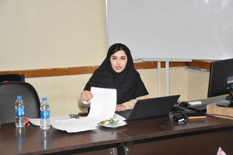 دفاع پايان‌نامه کارشناسی ارشد آموزش اپیدمیولوژی سرکار خانم زهرا براتی