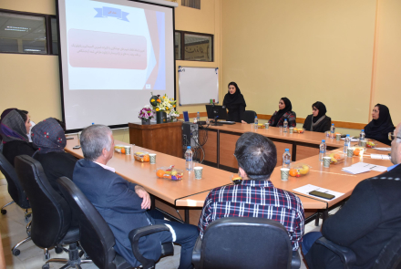 دفاع پايان‌نامه کارشناسي ارشد (MSc) در رشته مديريت سلامت، ايمني و محيط زيست (HSE) سرکار خانم مینا جانقربان