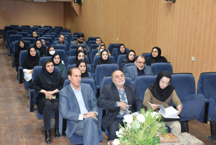 جلسه دفاع دکتری مهندسی بهداشت محیط سرکار خانم مریم مرادنیا 