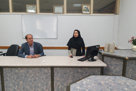 دفاع پایان نامه کارشناسی ارشد بهداشت محیط سر کار خانم سحر صادقی عرفان