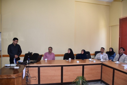 دفاع پایان نامه محمدرضا علیزاده دانشجوی کارشناسی ارشد مهندسی بهداشت حرفه ای 