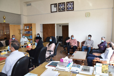 مراسم بازنشستگی جناب آقای اصلانی با حضور ریاست، معاون آموزشی و جمعی از کارکنان دانشکده