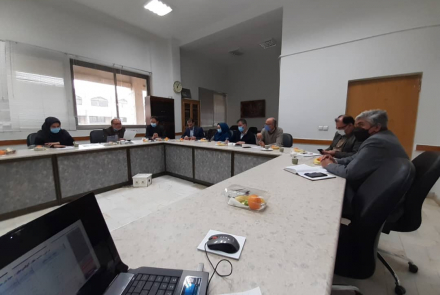 دفاع پایان نامه خانم مهندس سمندری دانشجوی کارشناسی ارشد مهندسی بهداشت محیط